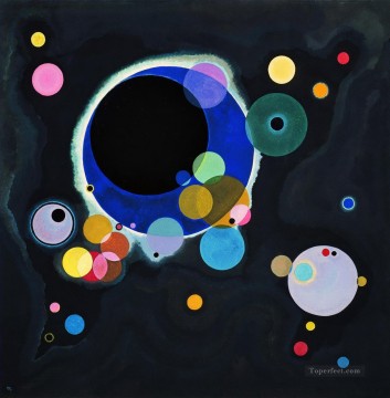 Wassily Kandinsky Painting - Several Circles Einige Kreise Wassily Kandinsky